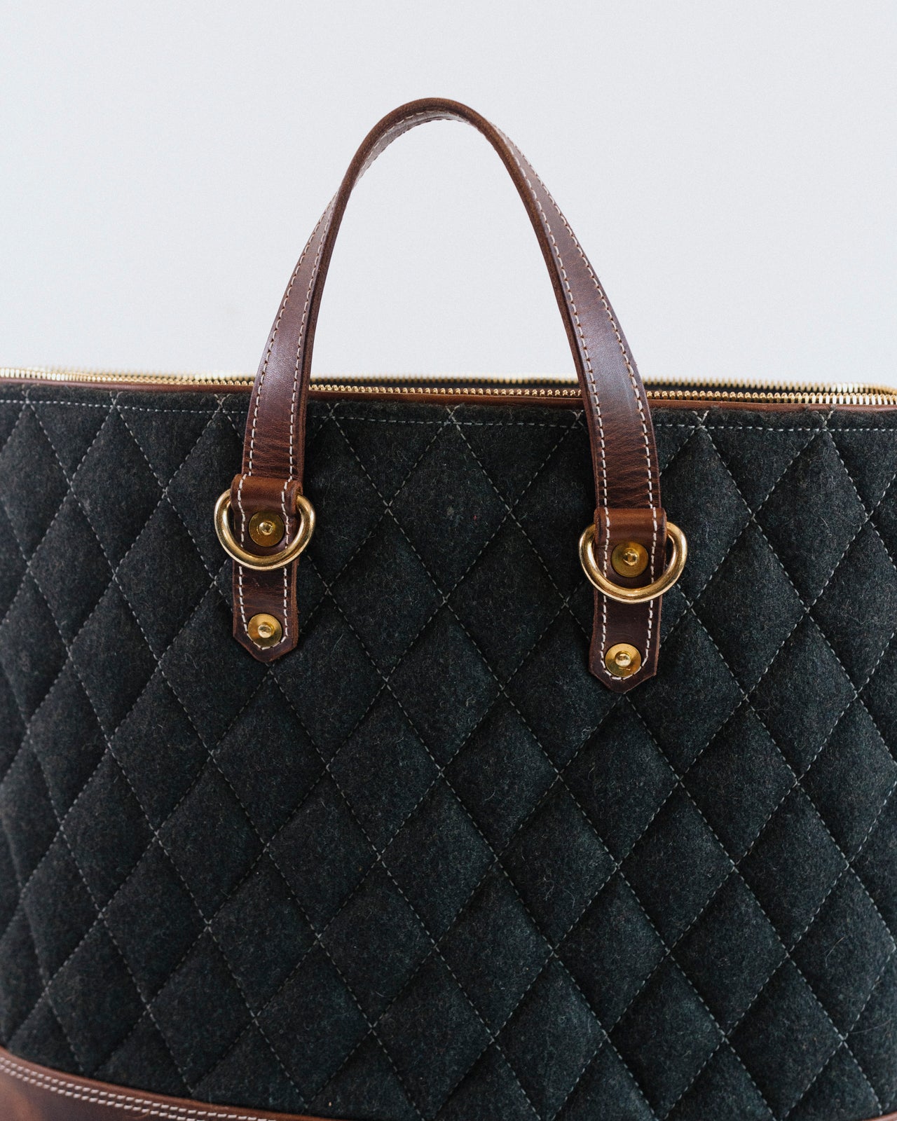 Lark Convertible Leather & Anian Mfg. Wool Backpack - GOLDEN HOUR