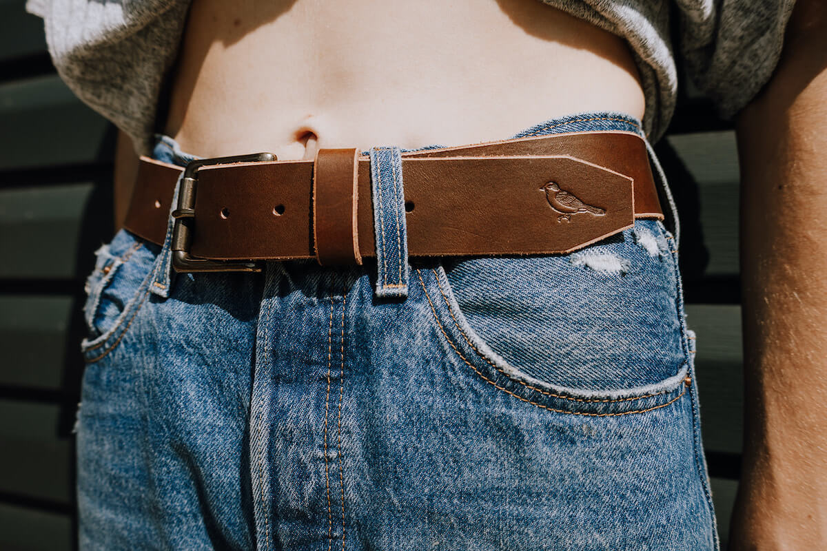 Leather store Belt