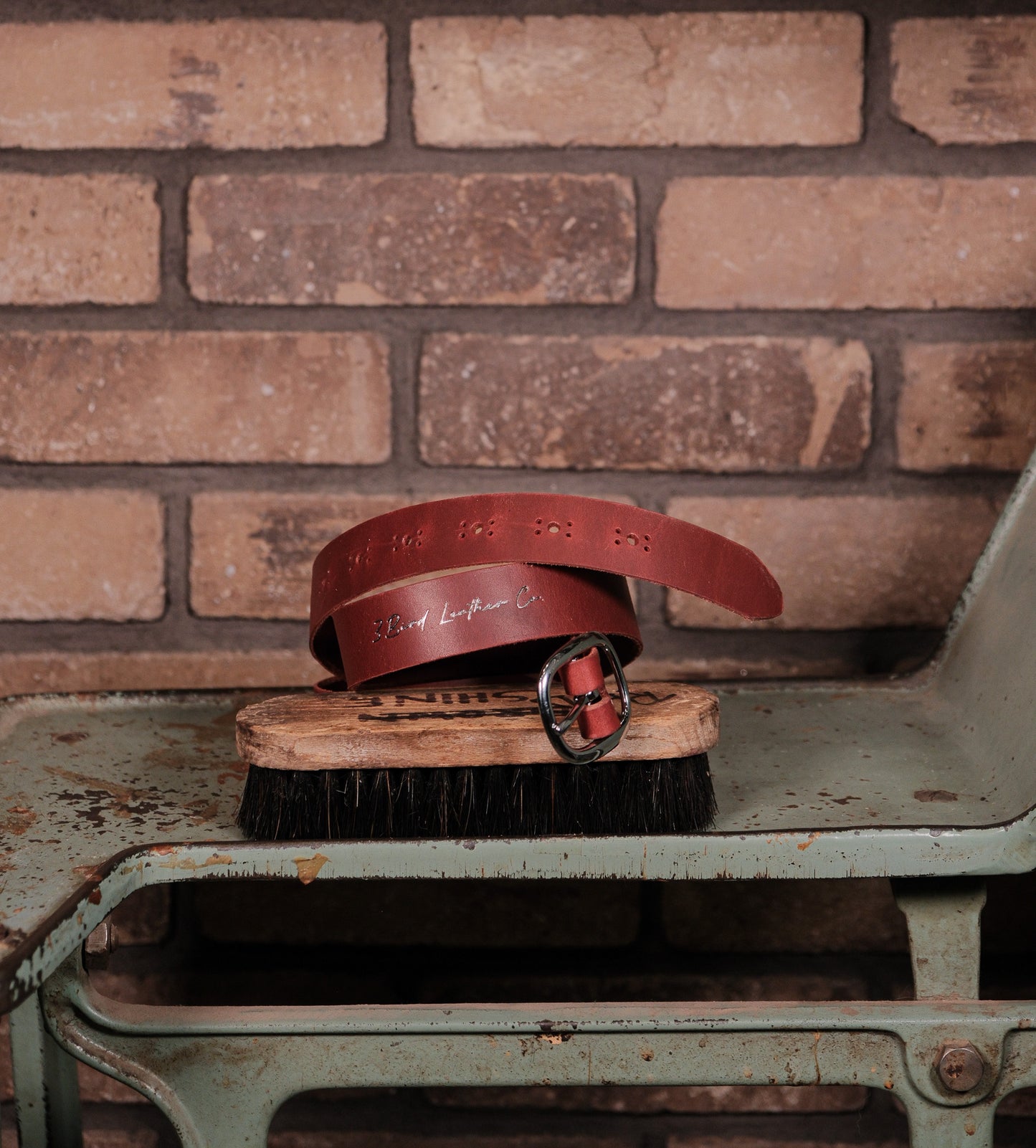 Women's Red Leather Belts