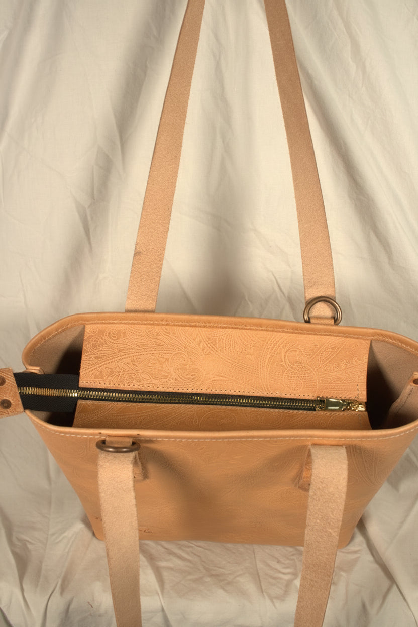 Mini Leather Tote Bag