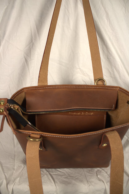 Mini Leather Tote Bag