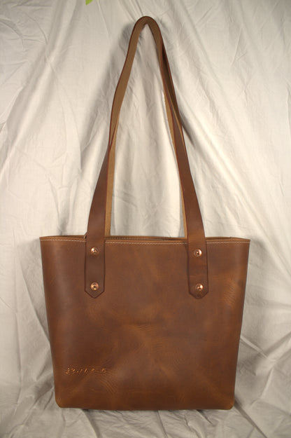 Mini Leather Tote Bag
