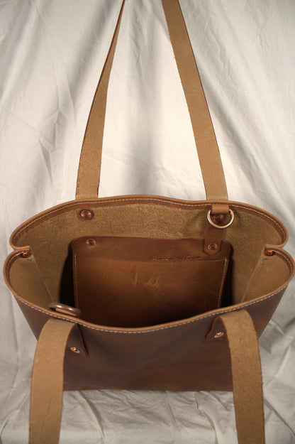 Mini Leather Tote Bag