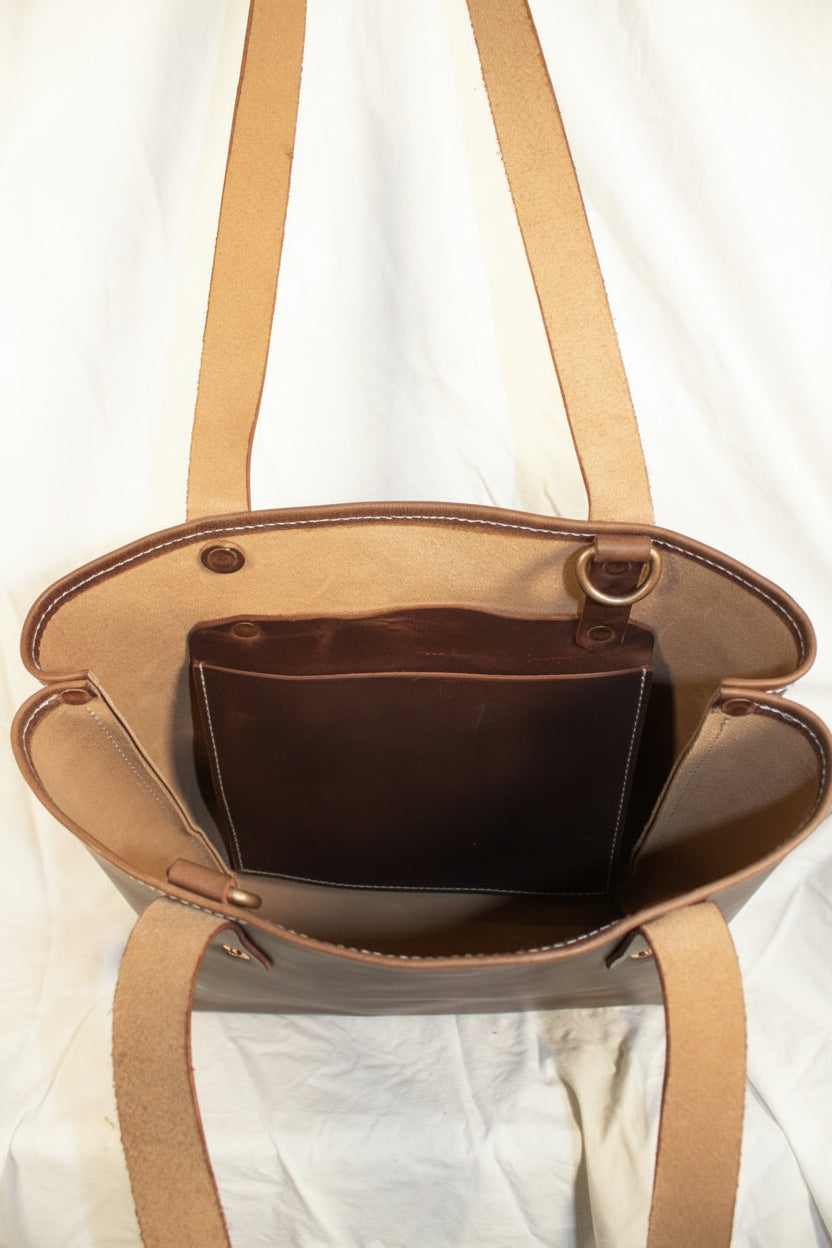 Mini Leather Tote Bag