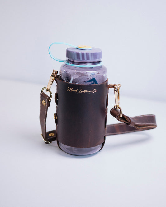 Leather Water Bottle Holder