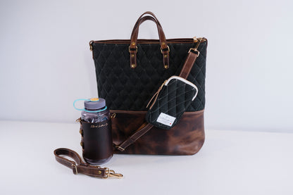 Quilted Wool Phone Bag