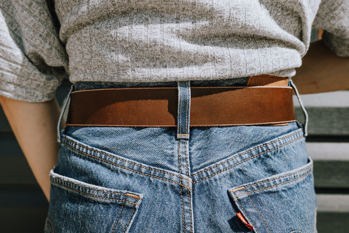 Classic Brown Leather Belt