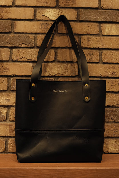 Leather Market Tote Bag