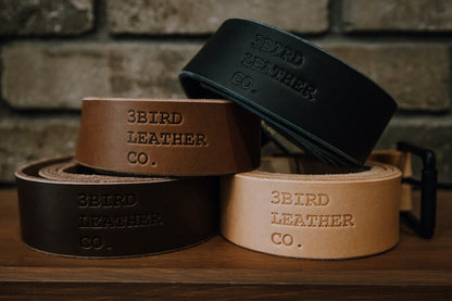 Mocha Leather Belt