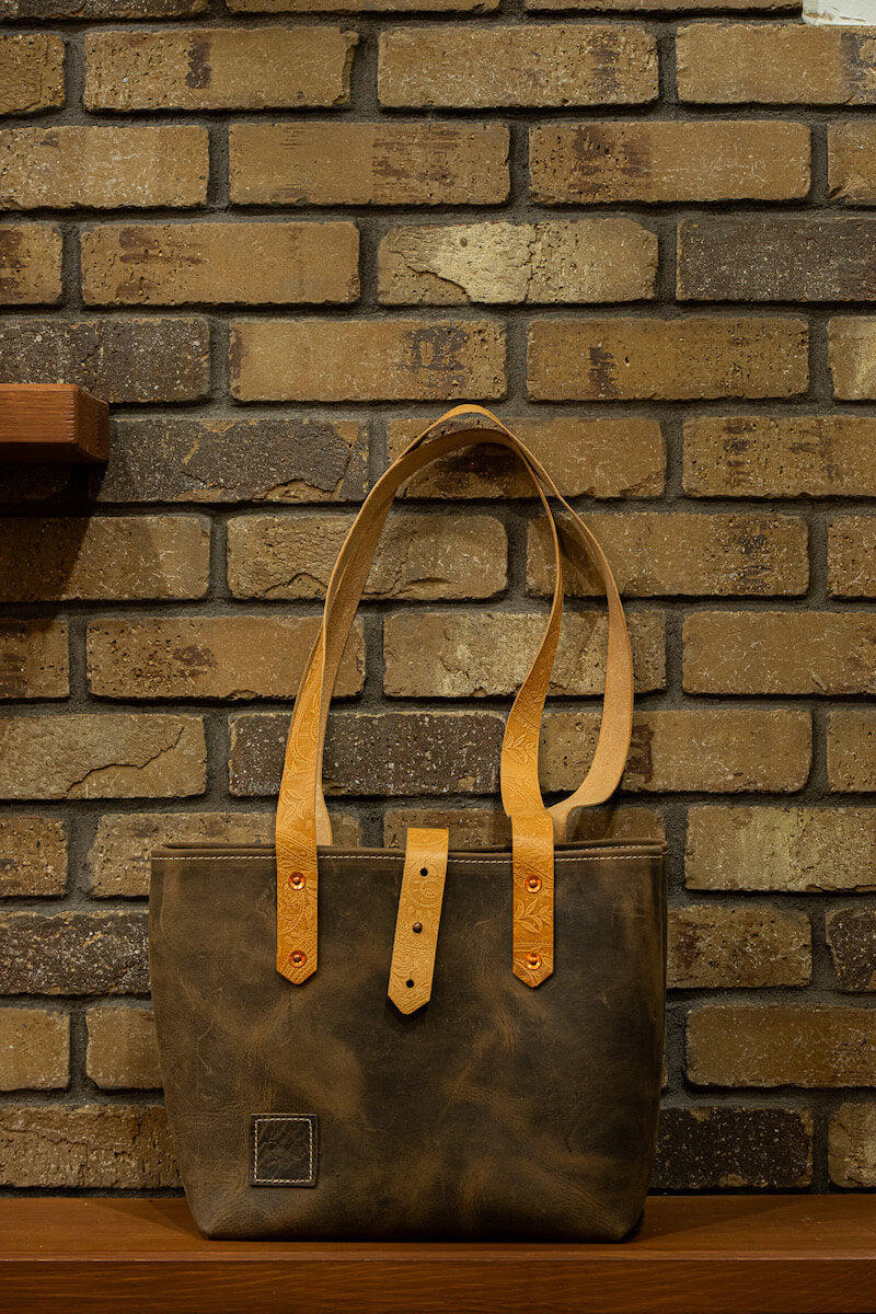 Mini Leather Tote Bag