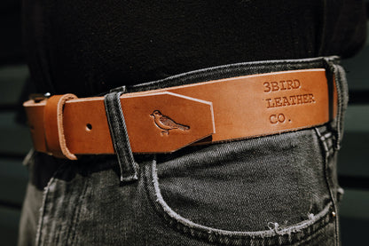 Mocha Leather Belt