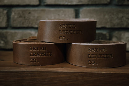 Mocha Leather Belt