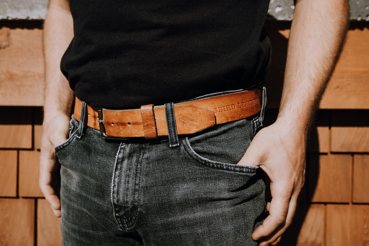 Natural Leather Belt